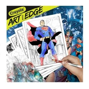 Art With Edge Justice League Coloring Pages, 28 Sheets